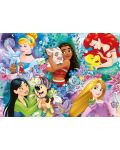 Slagalica Clementoni od 60 dijelova - Disneyjeve princeze i njihovi prijatelji - 2t