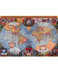 Slagalica Black Sea Premium od 1000 dijelova - Antička karta svijeta, 1630 - 2t
