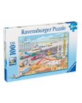 Slagalica Ravensburger od 100 XXL dijelova - Gradilište na luci  - 1t