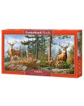 Puzzle Castorland od 4000 dijelova - Šumska obitelj - 1t