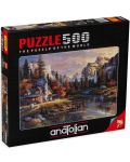 Puzzle Anatolian od 500 dijelova - Kuća u dolini, James Lee - 1t