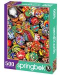 Puzzle Springbok od 500 dijelova - Predmeti u boji - 1t