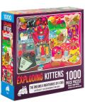 Slagalica Exploding Kittens od 1000 dijelova - Pseće noćne more - 1t