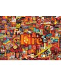 Puzzle Cobble Hill od 1000 dijelova - Kolaži u vatreno crvenoj boji - 2t