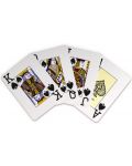 Plastične poker karte Texas Poker - crna leđa - 2t