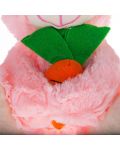 Plišani zeko Tea Toys - Benny, 28 cm, s mrkvom, roza - 4t
