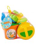 Set za plažu Polesie Toys - 8 dijelova, asortiman - 4t