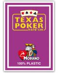 Plastične poker karte Texas Poker - ljubičasta leđa - 1t