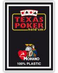 Plastične poker karte Texas Poker - crna leđa - 1t