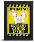 Plakat s okvirom The Good Gift Games: Raving Rabbids - Extreme Gaming Inside - 1t