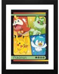 Plakat s okvirom GB eye Games: Pokemon - Scarlet & Violet Starters - 1t
