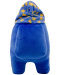 Plišana figura YuMe Games: Among Us - Blue Crewmate with Wizard Hat, 30 cm - 5t
