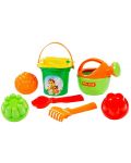 Set za plažu Polesie Toys - 8 dijelova, asortiman - 2t