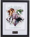 Plakat s okvirom GB eye Movies: Harry Potter - Hogwarts - 1t