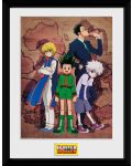 Plakat s okvirom GB eye Animation: Hunter X Hunter - Map - 1t