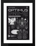 Plakat s okvirom GB eye Movies: Transformers - Optimus Prime (Schematic) - 1t