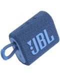 Prijenosni zvučnik JBL - Go 3 Eco, plavi - 2t
