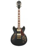 Poluakustična gitara Ibanez - AS73G, Black Flat - 2t