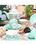 Porculanski set za čaj Morello - Tiffany Blue Magnolia, 16 dijelova - 6t