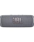 Prijenosni zvučnik JBL - Flip 6, vodootporan, sivi - 2t