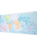 Podloga za miš Erik - World Map, XL, višebojna - 1t