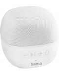 Prijenosni zvučnik Hama - Cube 2.0, bijeli - 2t
