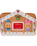 Novčanik Loungefly Disney: Mickey and Friends - Gingerbread House - 3t