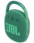 Prijenosni zvučnik JBL - Clip 4 Eco, zeleni - 2t