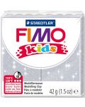 Polimerna glina Staedtler Fimo Kids - blistava siva boja - 1t