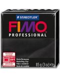 Polimerna glina Staedtler Fimo Professional - Crna, 85g, - 1t