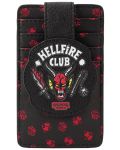 Novčanik za kartice Loungefly Television: Stranger Things - Hellfire Club - 1t