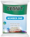 Polimerna glina Cernit №1 - Smaragd, 56 g - 1t