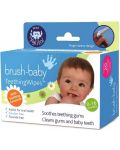 Maramice za čišćenje desni i zuba Brush Baby - 0-16 mjeseci, 20 komada - 1t