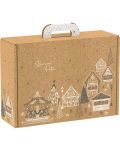 Poklon kutija Giftpack Bonnes Fêtes - Kraft, 34.2 cm - 1t