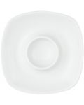 Porculanska posuda za jaja ADS - 13 cm, bijela - 2t