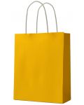 Poklon vrećica S. Cool - kraft, žuta, L - 1t
