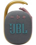 Mini zvučnik JBL - Clip 4, sivi - 1t