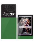 Štitnici za karte Ultra Pro - PRO-Gloss Small Size, Green (60 kom.) - 2t