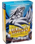 Štitnici za kartice Dragon Shield Sleeves - Small Matte Silver (60 komada) - 1t