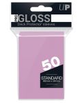 Štitnici za karte Ultra Pro - PRO-Gloss Standard Size, Bright Pink (50 kom.) - 1t