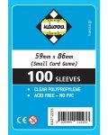 Štitnici za kartice Kaissa Sleeves 59 x 86 mm (Small Card Game) - 100 kom. - 1t