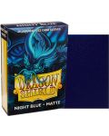 Štitnici za kartice Dragon Shield Sleeves - Small Matte Night Blue (60 komada) - 2t