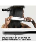 Pegla za kosu L’Oréal Professionnel - Steampod 3.0, 180-210ºC, bijela - 8t