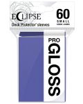 Štitnici za karte Ultra Pro - Eclipse Gloss Small Size, Royal Purple (60 kom.) - 1t