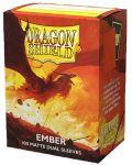 Štitnici za kartice Dragon Shield Dual Sleeves - Matte Ember (100 komada) - 1t