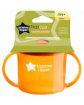 Prijelazna čaša Tommee Tippee - First cup, 4 m+, 190 ml, narančasta - 3t