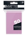 Štitnici za karte Ultra Pro - PRO-Matte Standard Size, Pink (50 kom.) - 1t