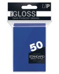 Štitnici za karte Ultra Pro - PRO-Gloss Standard Size, Blue (50 kom.) - 1t