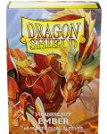 Štitnici za kartice Dragon Shield Dual Sleeves - Small Matte Ember (60 komada) - 1t