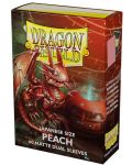 Štitnici za kartice Dragon Shield Dual Sleeves - Small Matte Peach (60 komada) - 1t